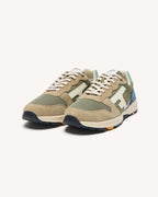 Sneakers kaki e blu