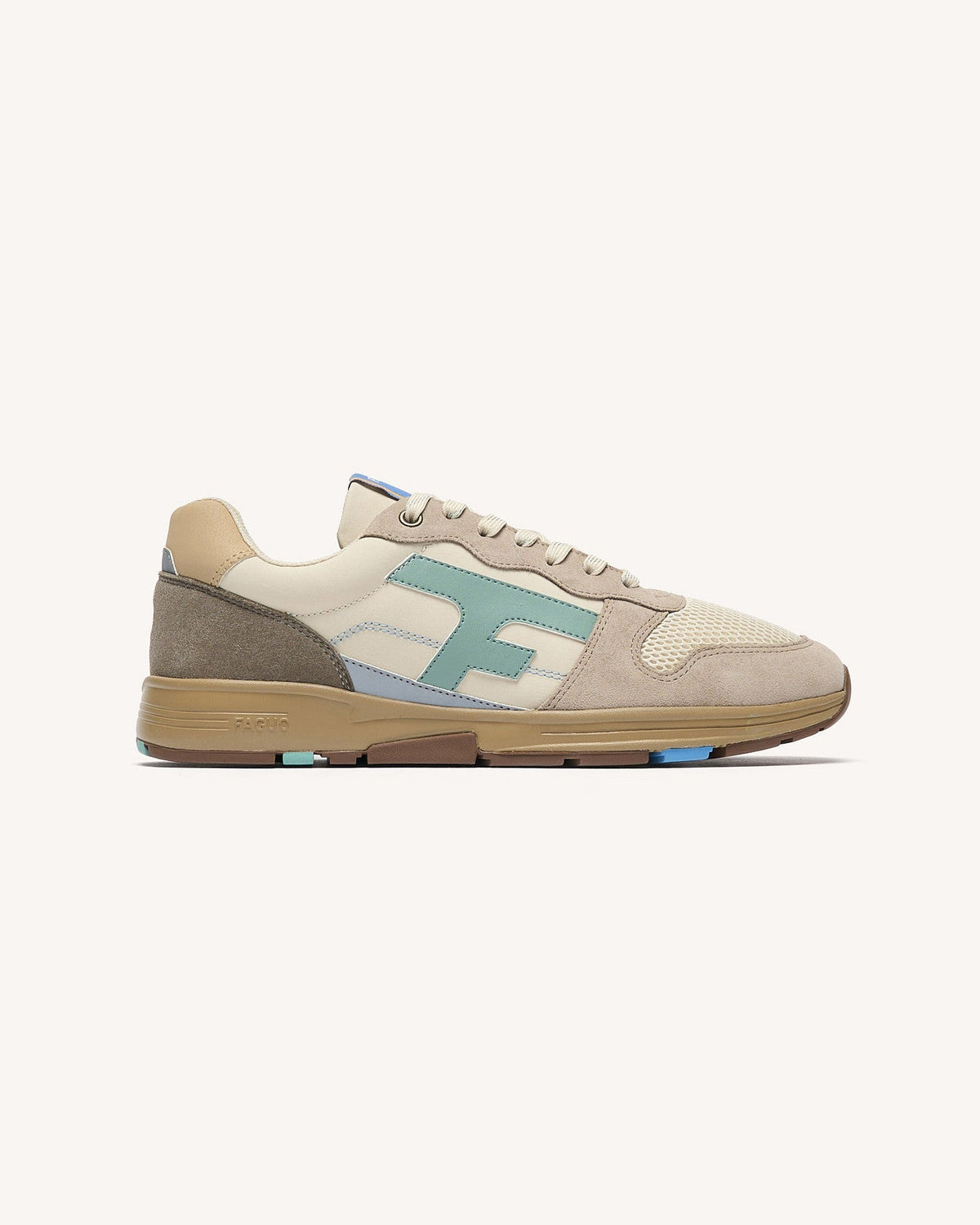 Cream and Grey Trainers