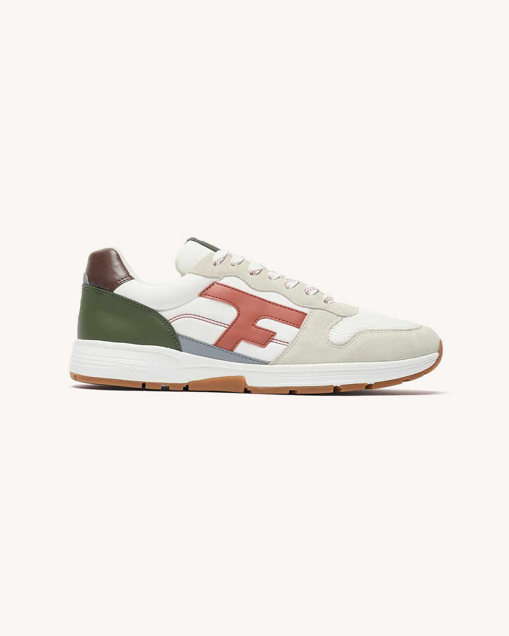 Sneaker Bianche e Terracotta
