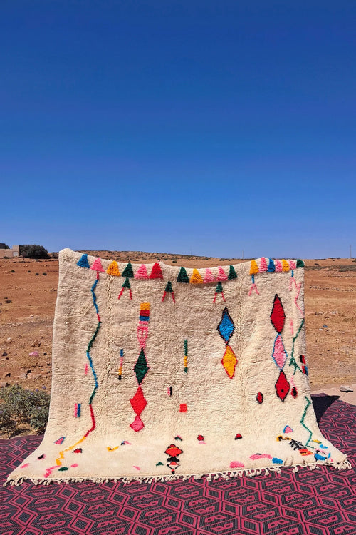 Tapis Berbère Coloré - 280 x 260 cm