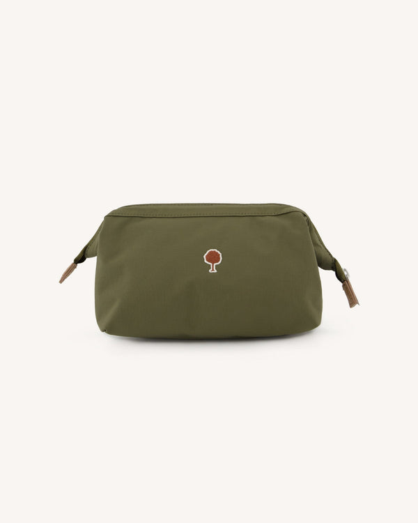 Trousse De Toilette Vert Olive Foncé
