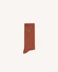 Light Brick Cotton Socks