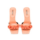 Catena Peach Mid-Heel Sandal
