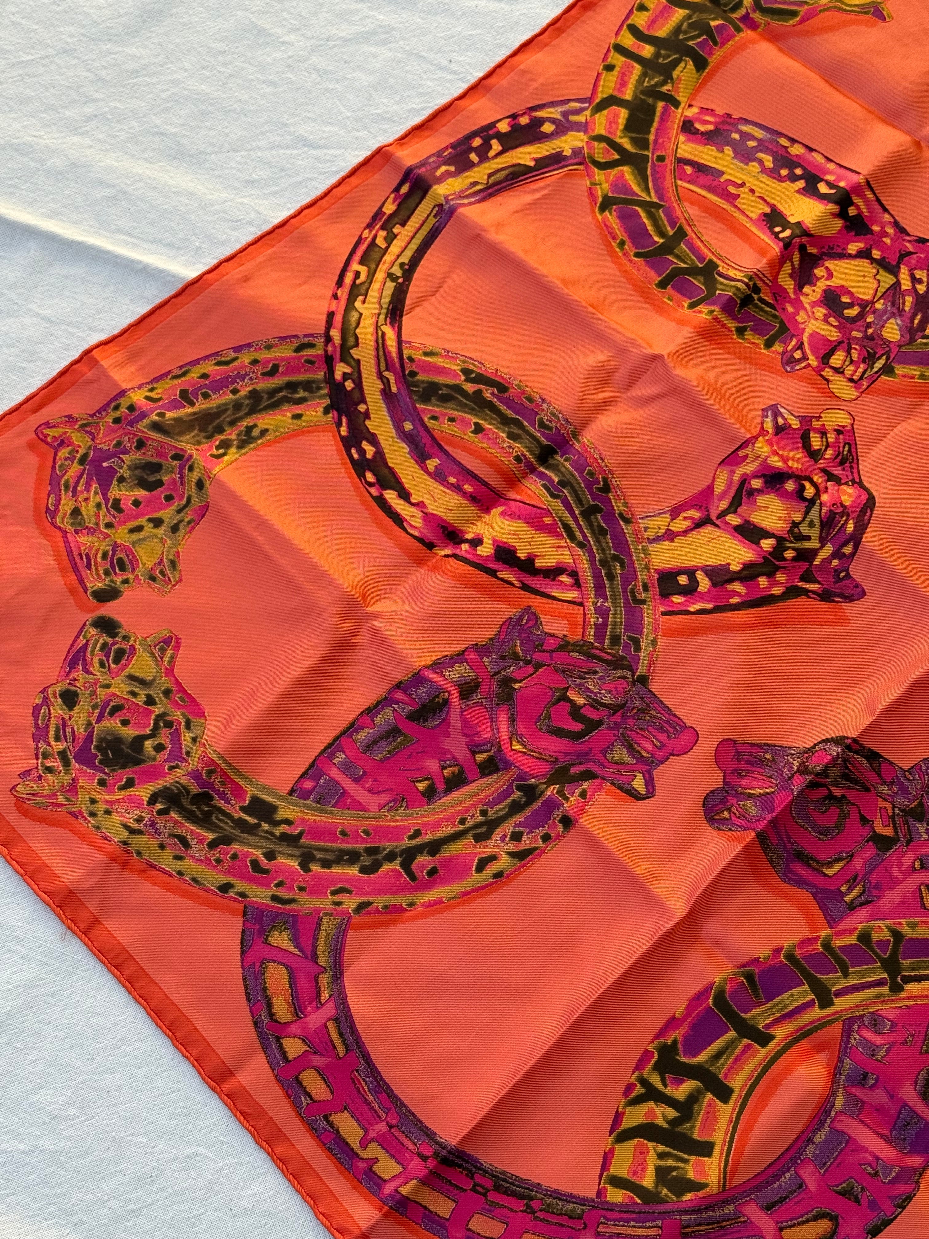 Bufanda Cartier – Modelo Panthers Entrelazado