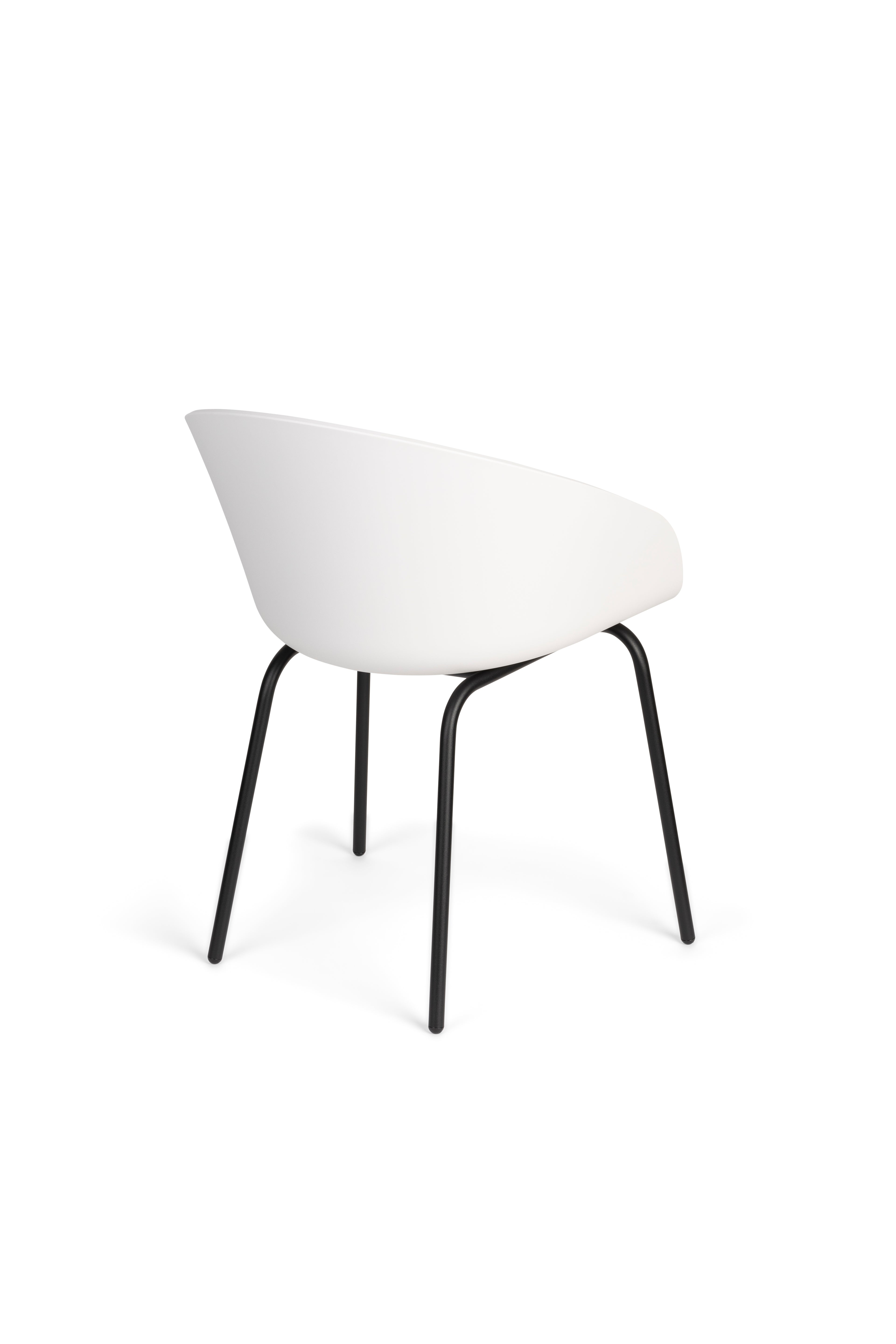 Void - Dining Room Armchair - Polypropylene Plastic - White