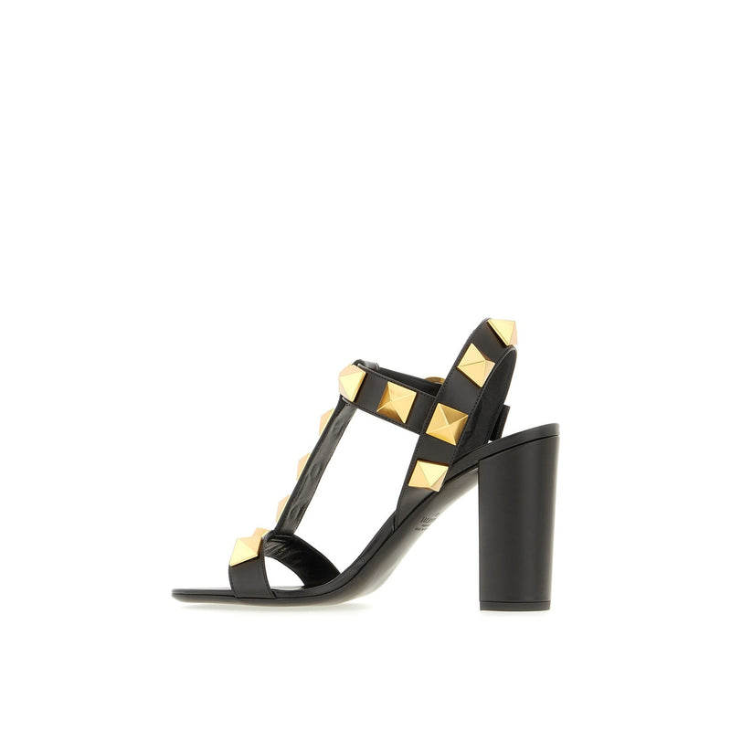Sandales - Valentino Garavani Roman Stud - Black