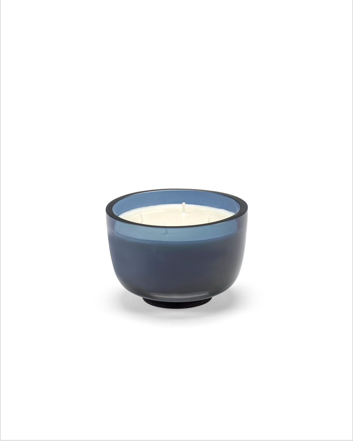 Candles Panarea - Bougie D'ambiance - M - Cire De Soja Et Paraffine - Bleu Foncé