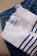 Le Cocteau Knitted Vest - White