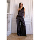 Pantalon Le Montaigne Satin - Chocolat