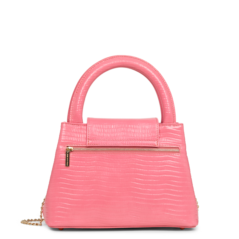 sac à main - carla #couleur_rose-lzard