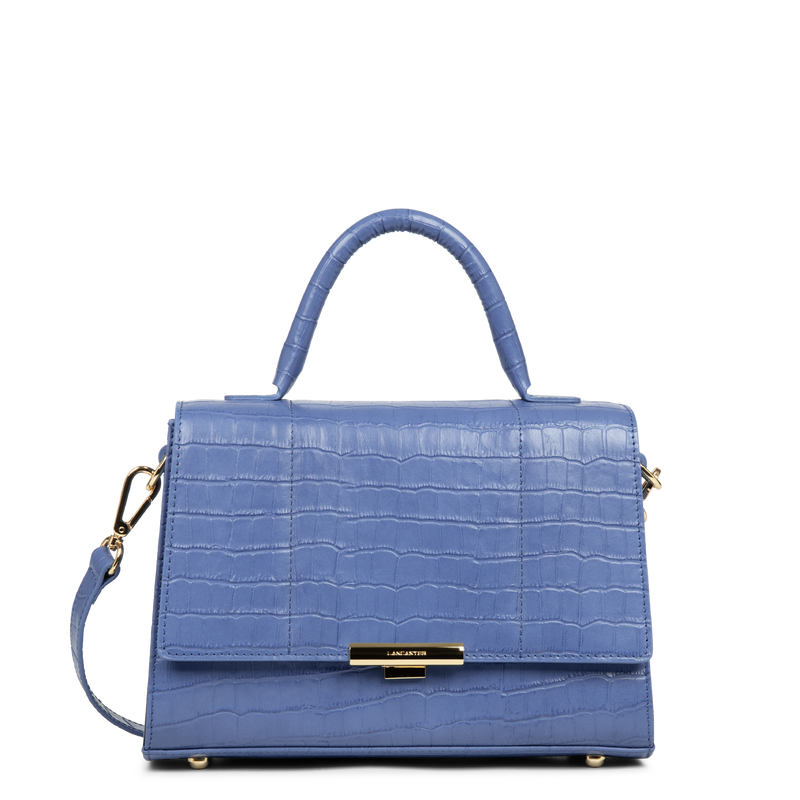 sac à main - exo trinity #couleur_bleu-croco