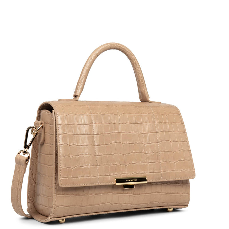 sac à main - exotic trinity #couleur_naturel-croco