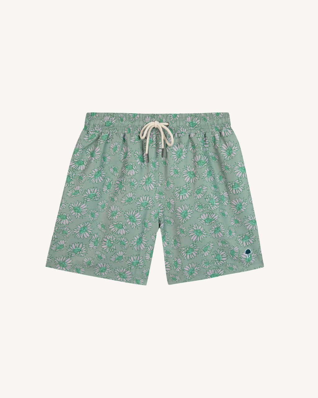 Costume da bagno verde e multicolore