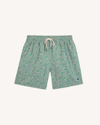 Costume da bagno verde e multicolore