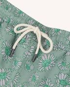 Costume da bagno verde e multicolore
