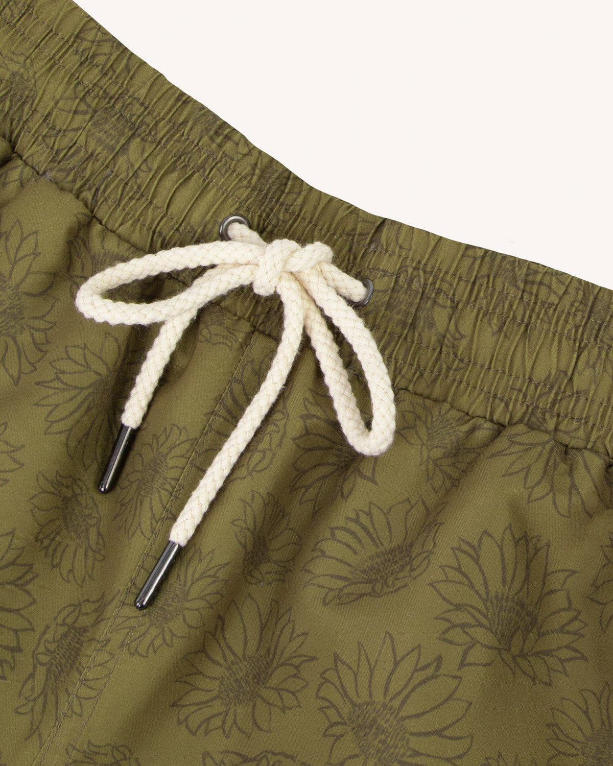 Short De Bain Kaki Foncé