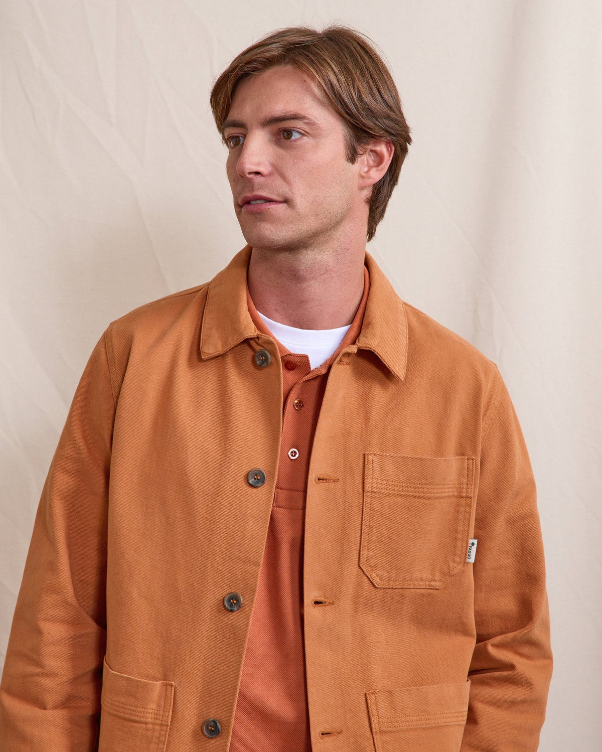 Light Brick Cotton Jacket