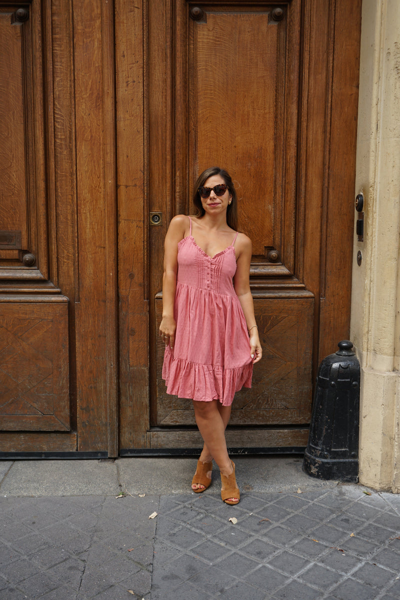Vestido Léonie Bois De - Rosa