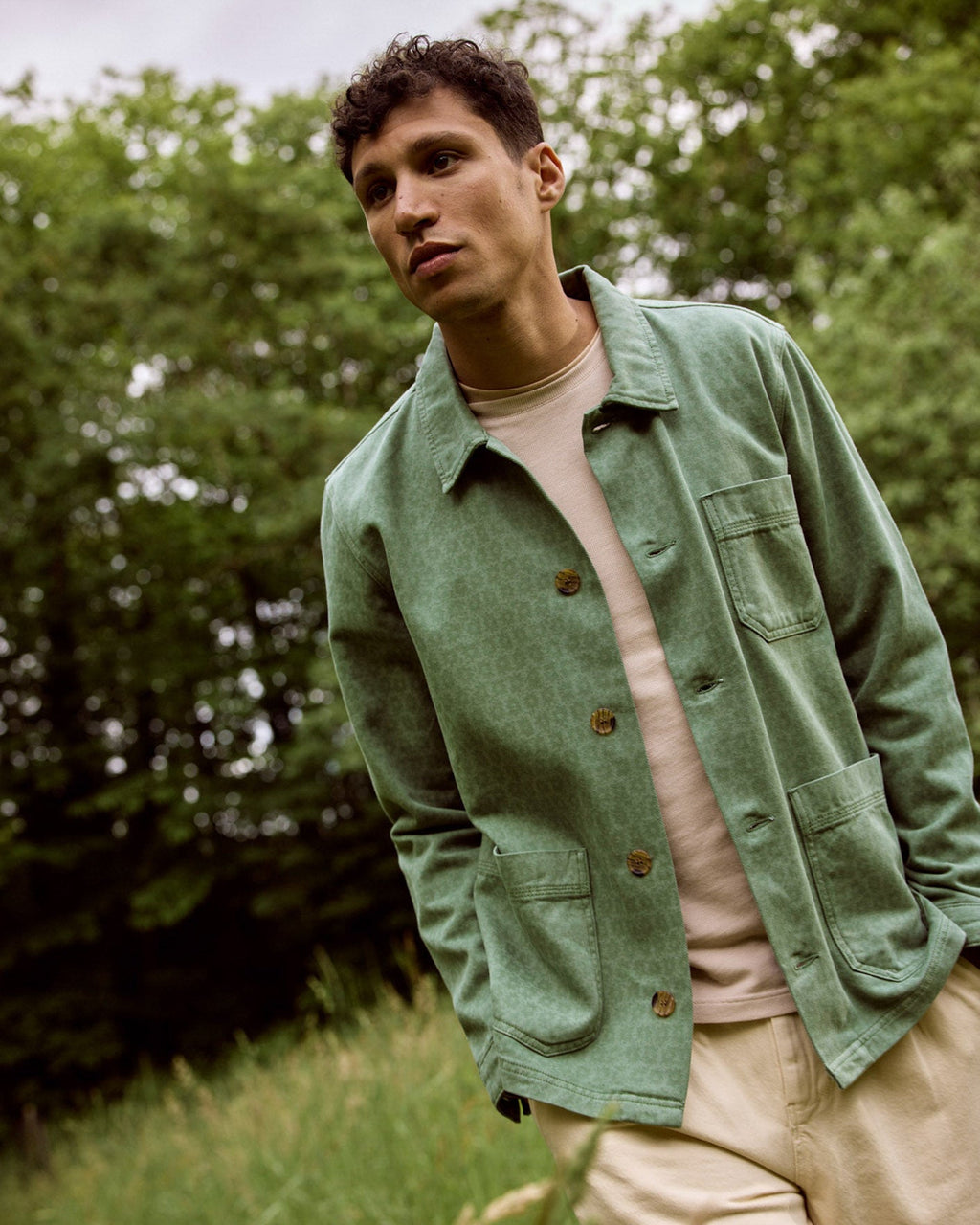 Forest Green Cotton Jacket