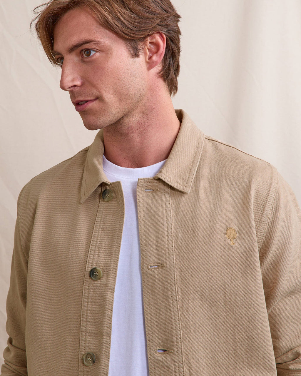 Taupe Cotton Jacket