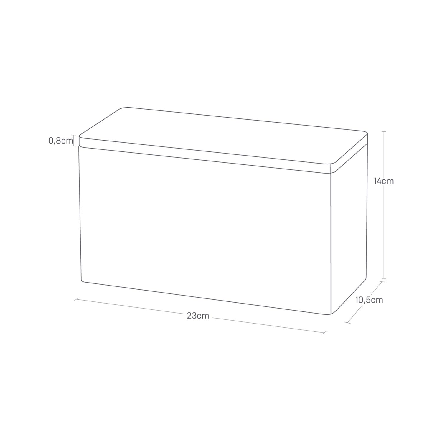 Storage Box - Rin - White
