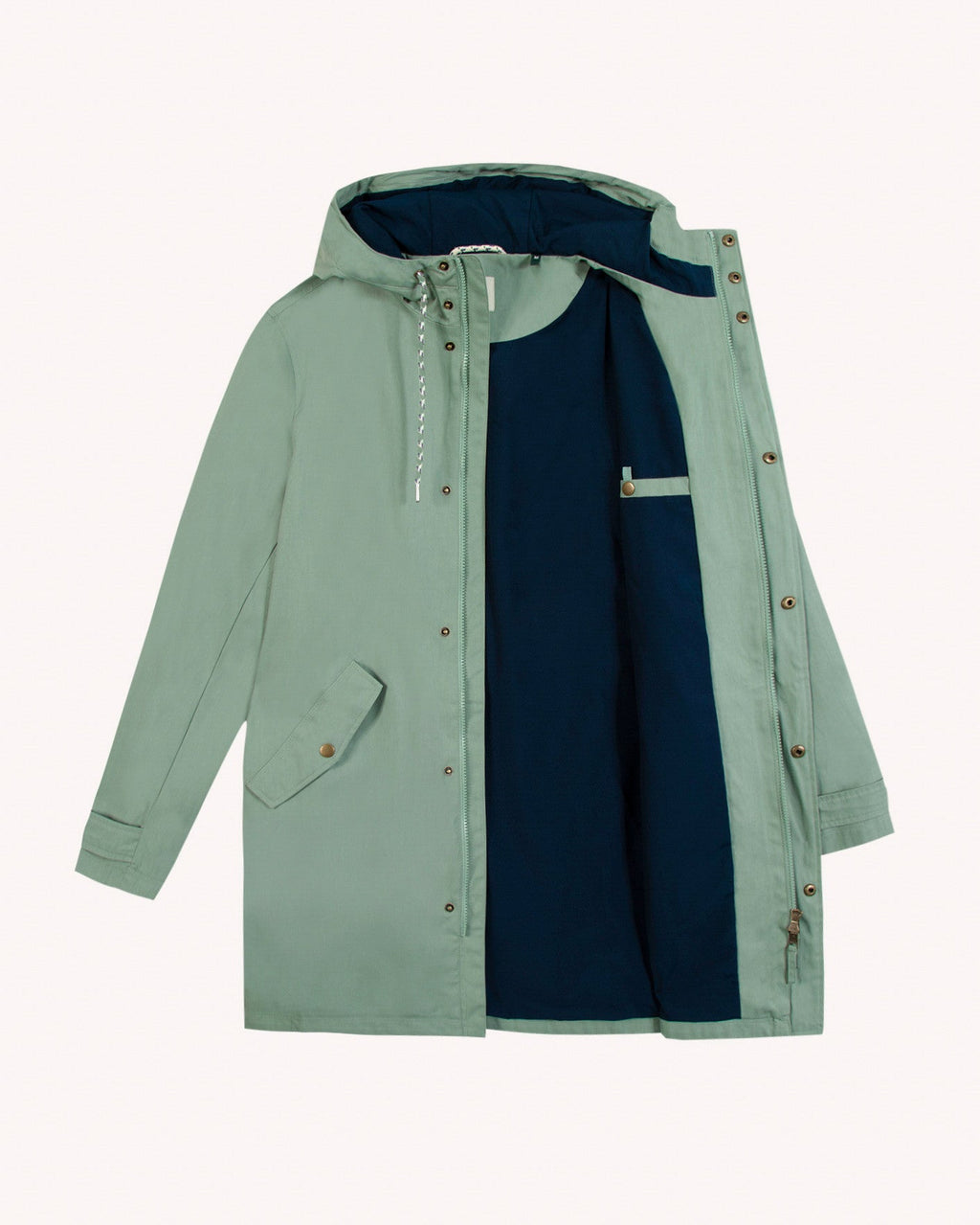 Chaqueta Cortavientos Verde Claro