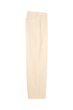 The Kooples - Pantalon Wide Legs En Velours Ecru - Femme