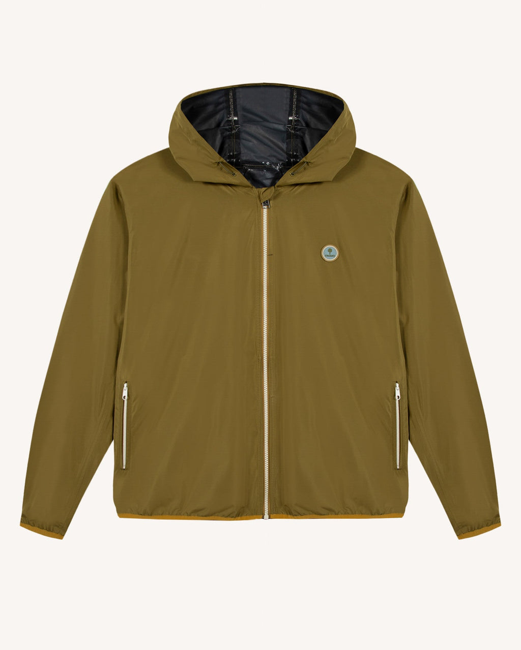 Veste Coupe Vent Kaki Foncé
