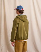 Veste Coupe Vent Kaki Foncé