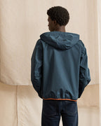 Navy Blue Windbreaker Jacket