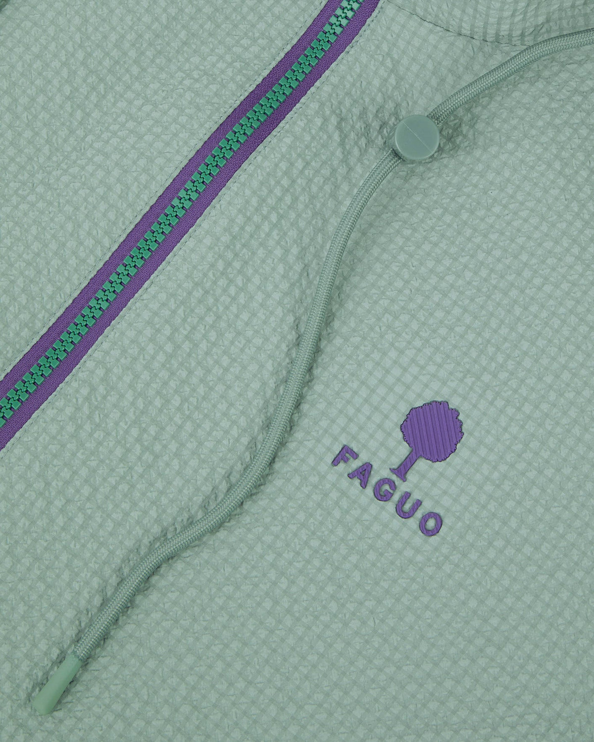 Blouson Imperméable Vert Clair