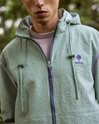 Blouson Imperméable Vert Clair