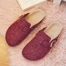 Burgundy Clogs - Women