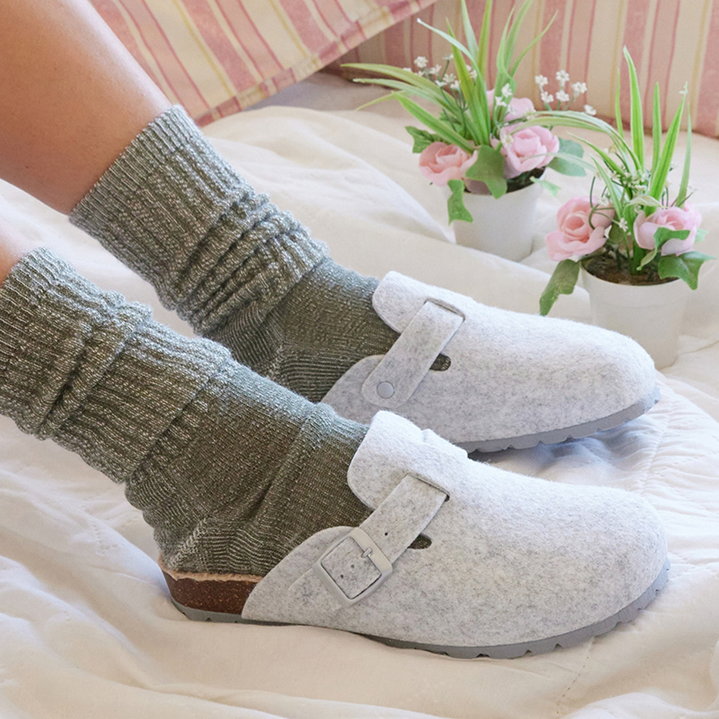 Sabot - Gris - Femme
