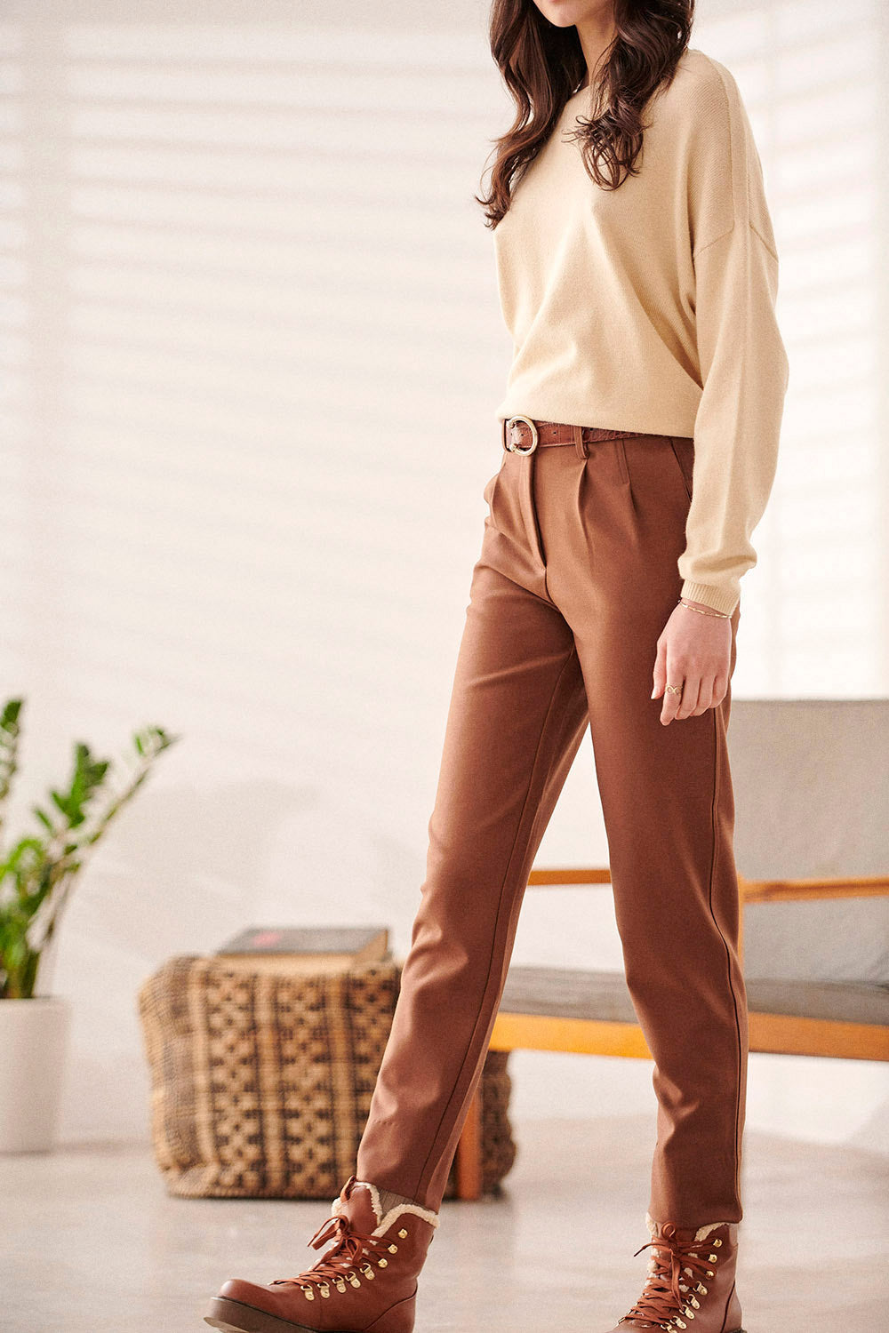 Pantalon Paloma - Camel