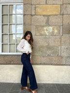 Victorine raw denim jeans