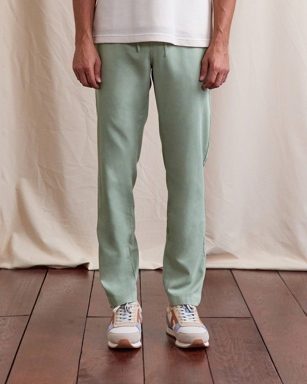 Light Green Linen Trousers