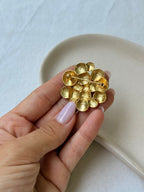 Broche Vintage - Motif Pastilles Dorées