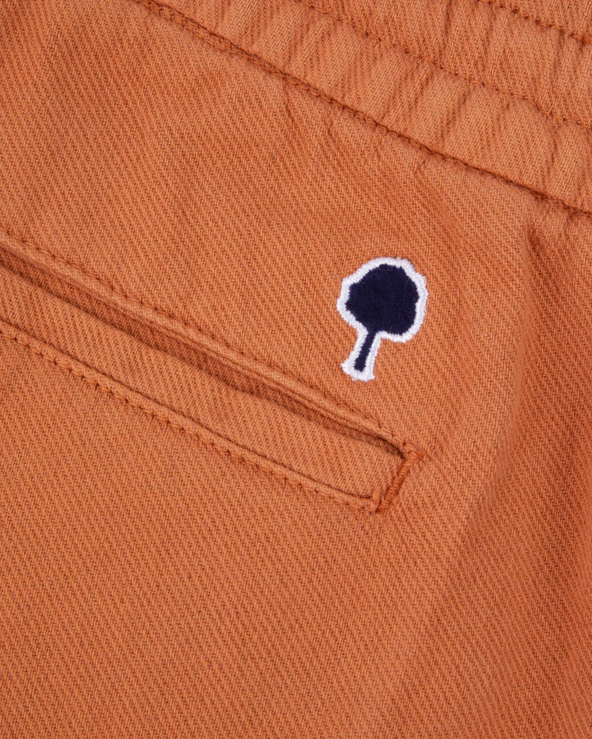 Pantalon En Lin Brique Clair