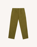 Dark Khaki Chino Trousers
