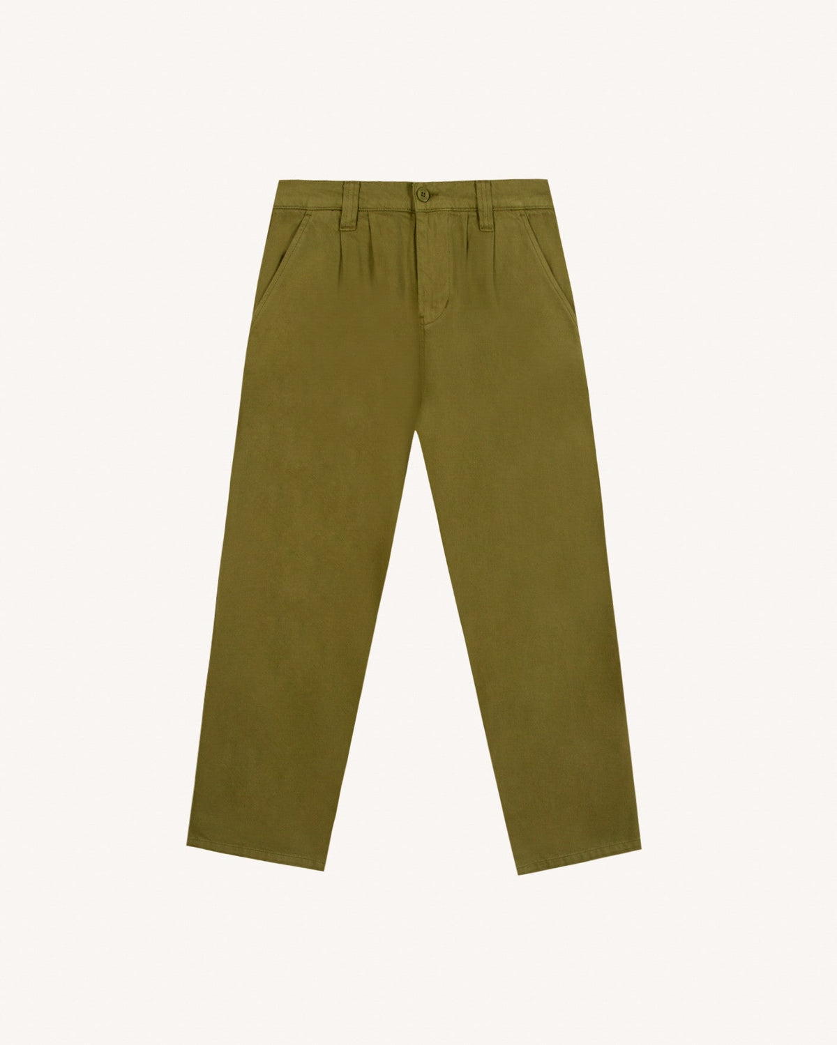 Dark Khaki Chino Trousers