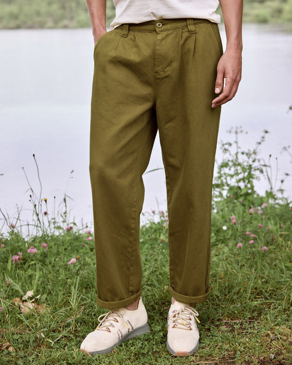 Pantalón Chino Caqui Oscuro