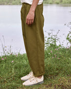 Dark Khaki Chino Trousers