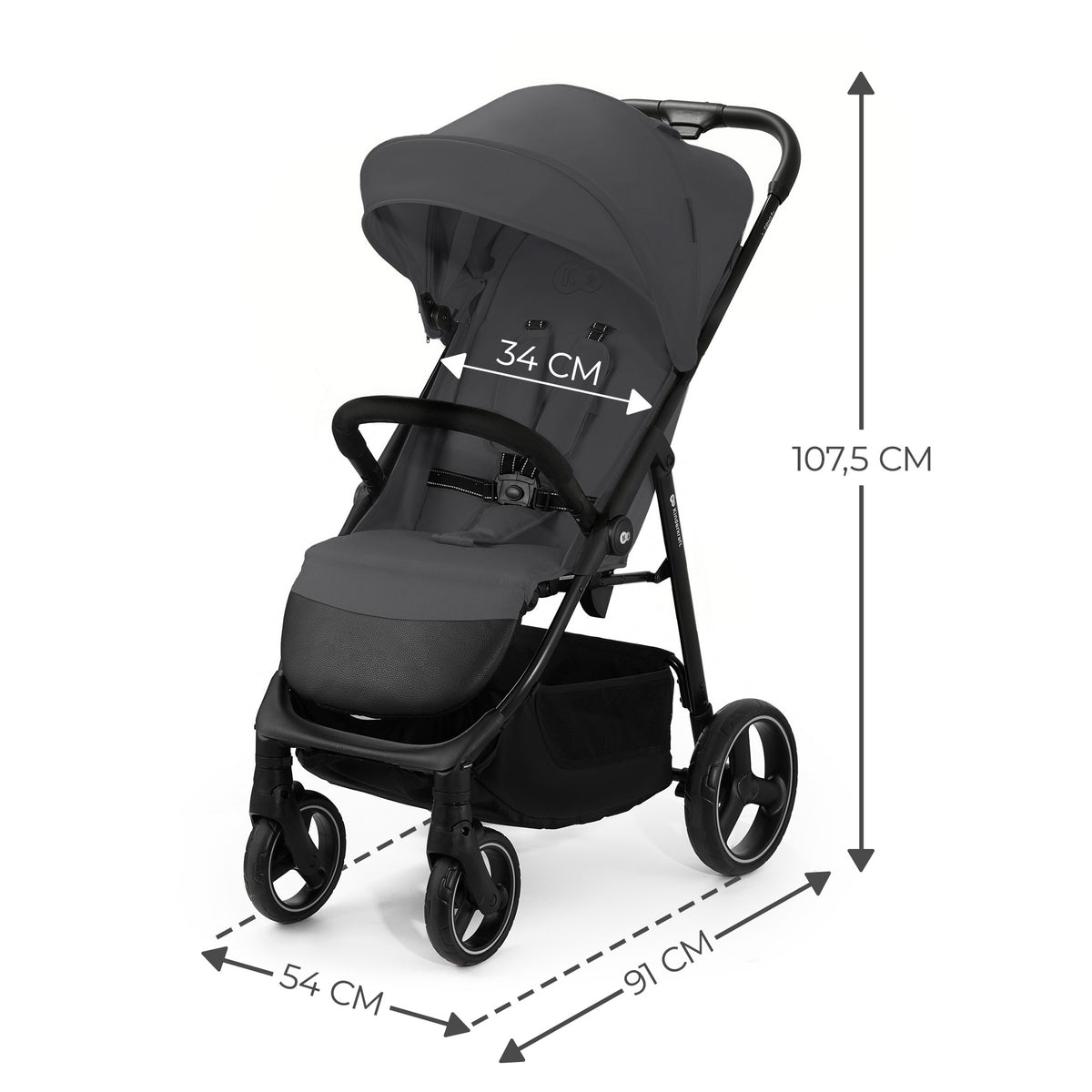 TRIG 3 Pushchair Grey