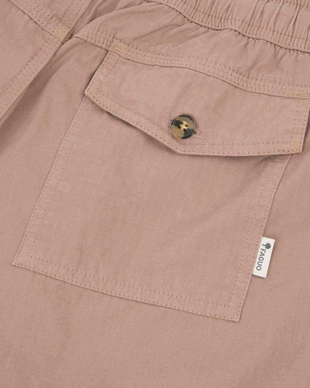 Pantalón corto topo de algodón