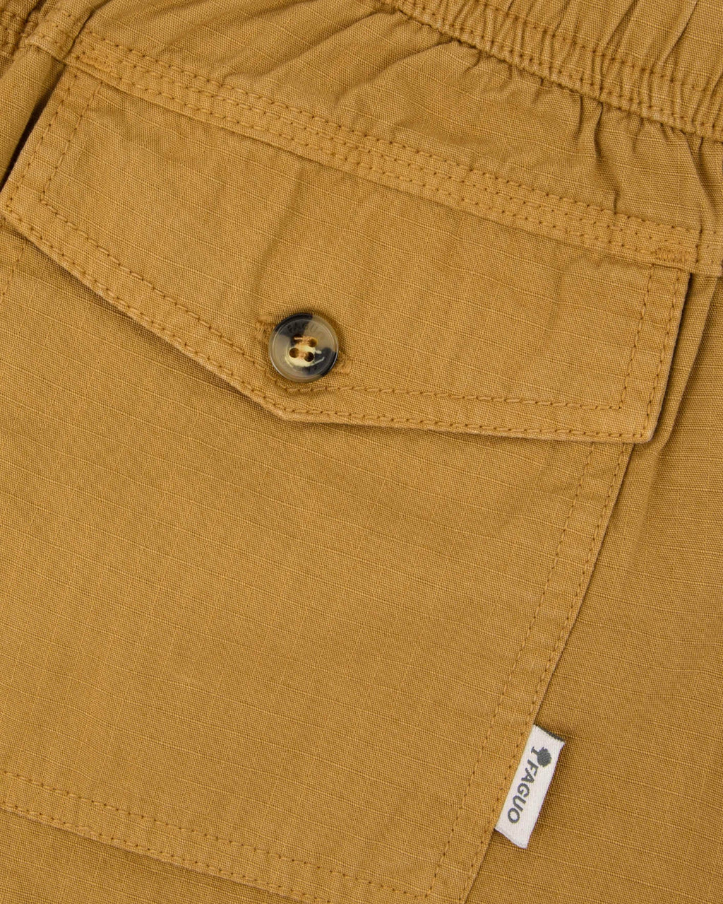 Light Beige Cotton Shorts