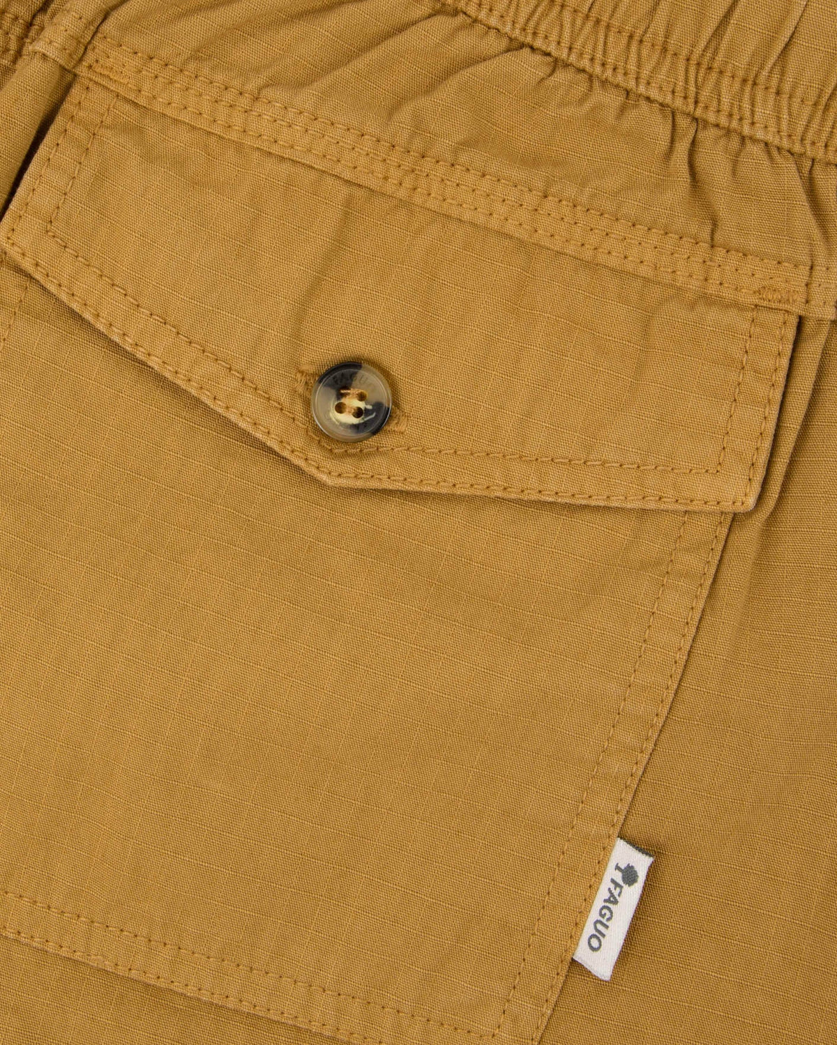 Light Beige Cotton Shorts