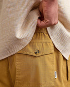Light Beige Cotton Shorts