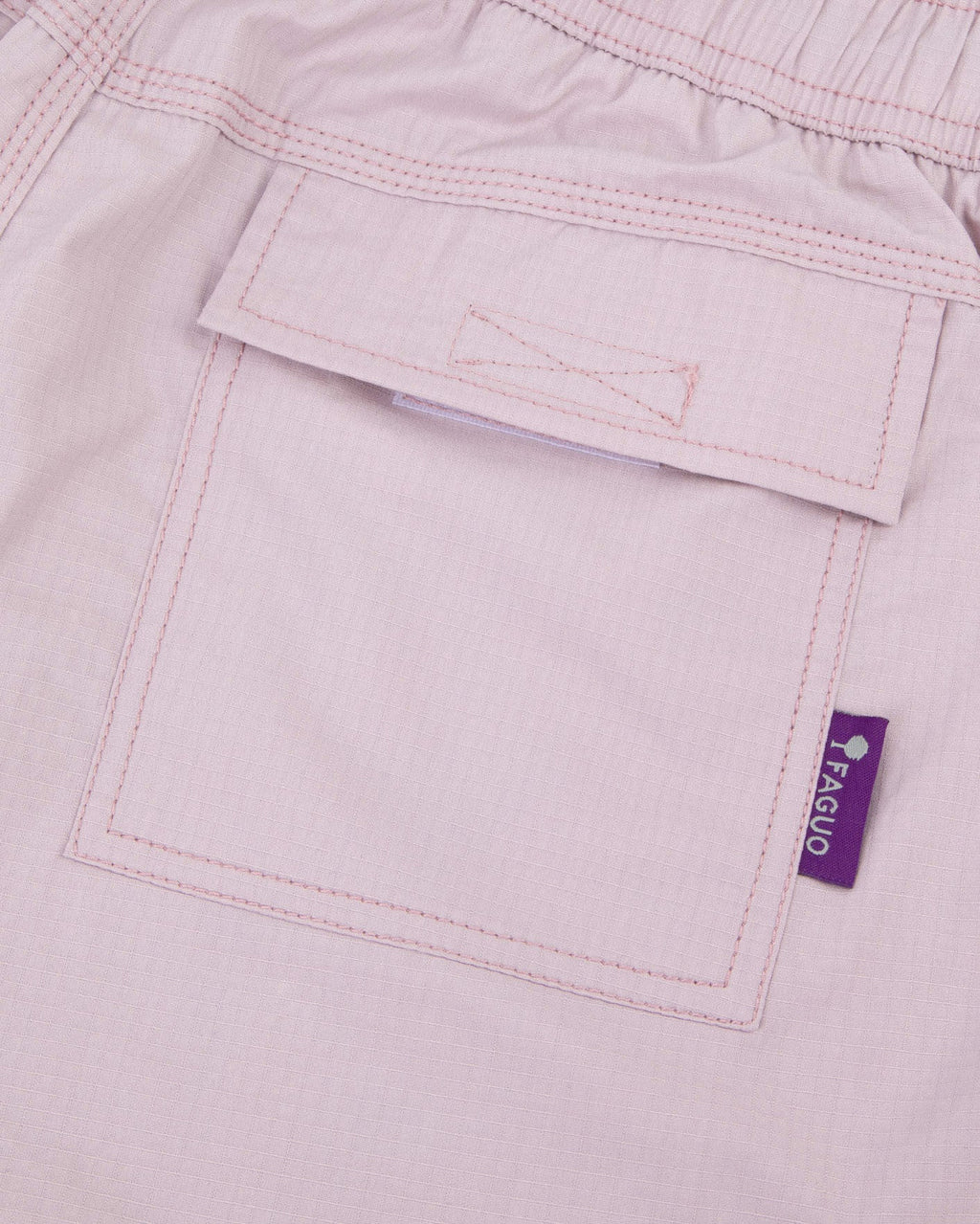 Short Rose Grisé Coton