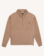 Taupe Zip-Up Fleece